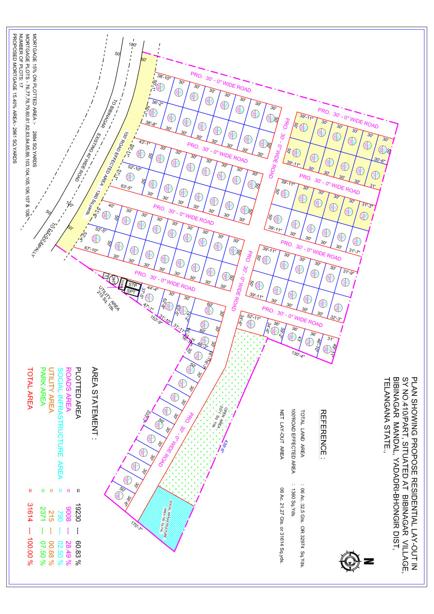 Nemaragomula HMDA residential layout plan